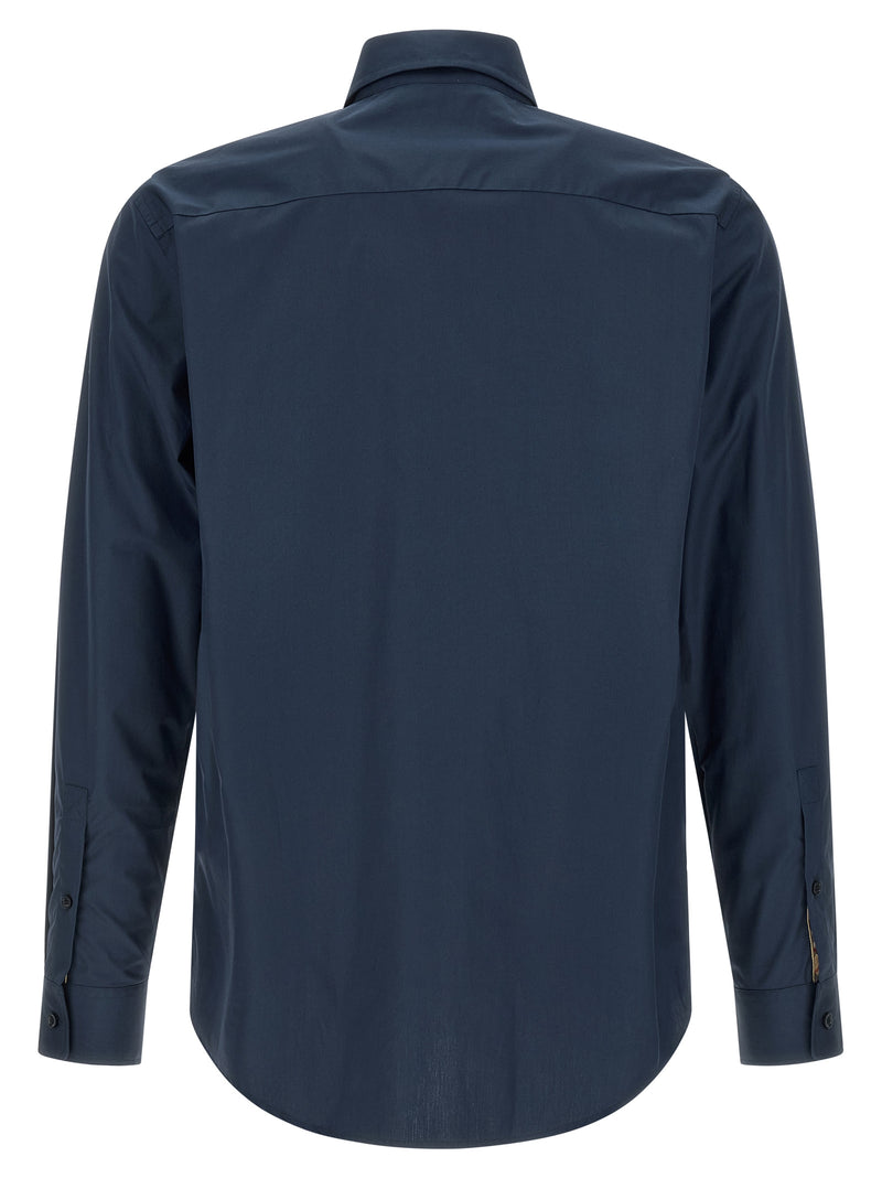 Burberry Blue Cotton Blouse