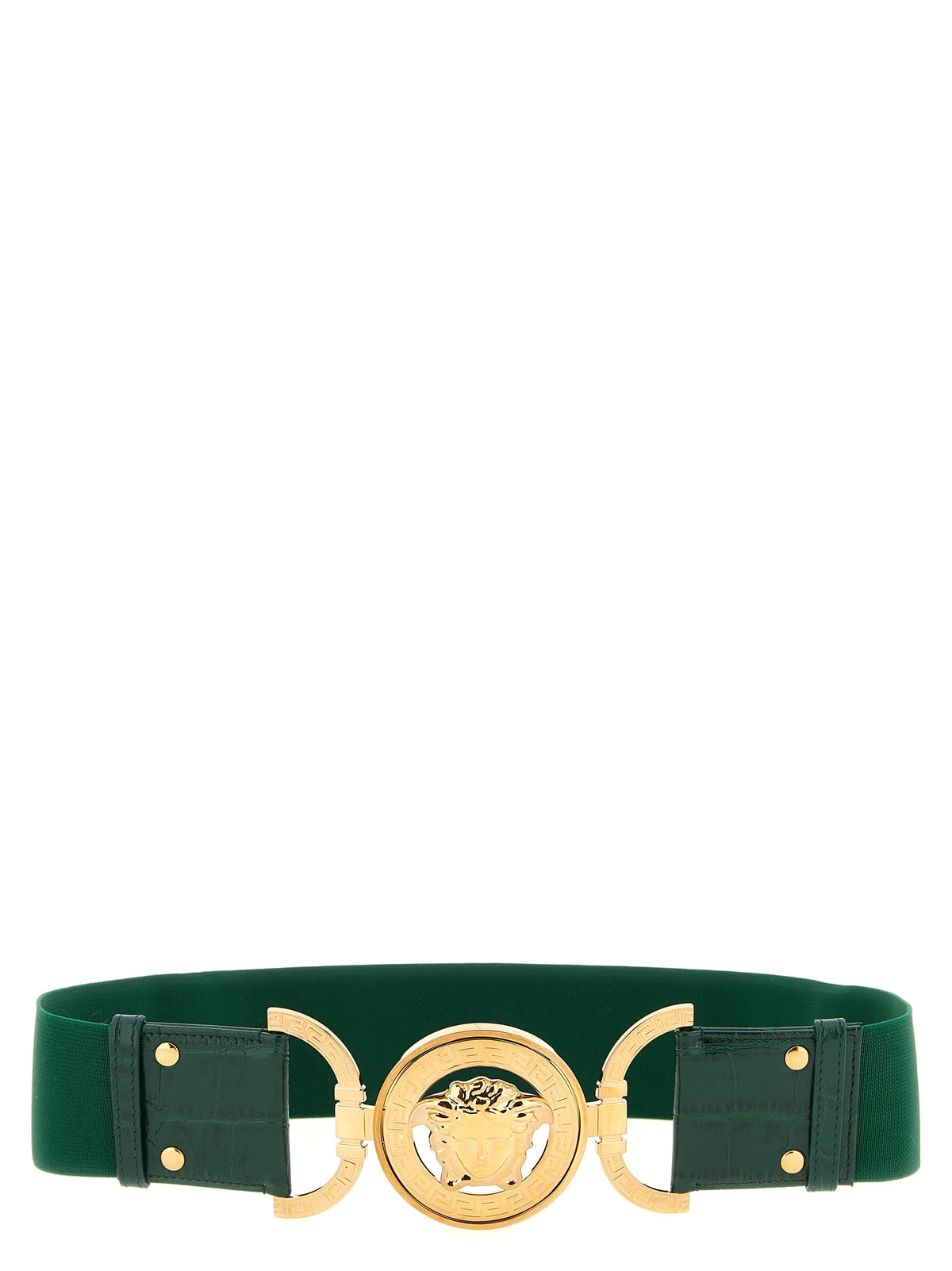 Ceinture Versace en cuir de veau bicolore