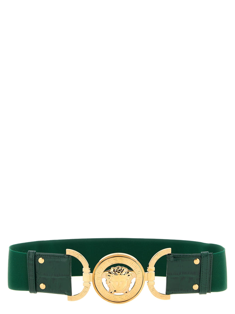 Ceinture Versace en cuir de veau bicolore