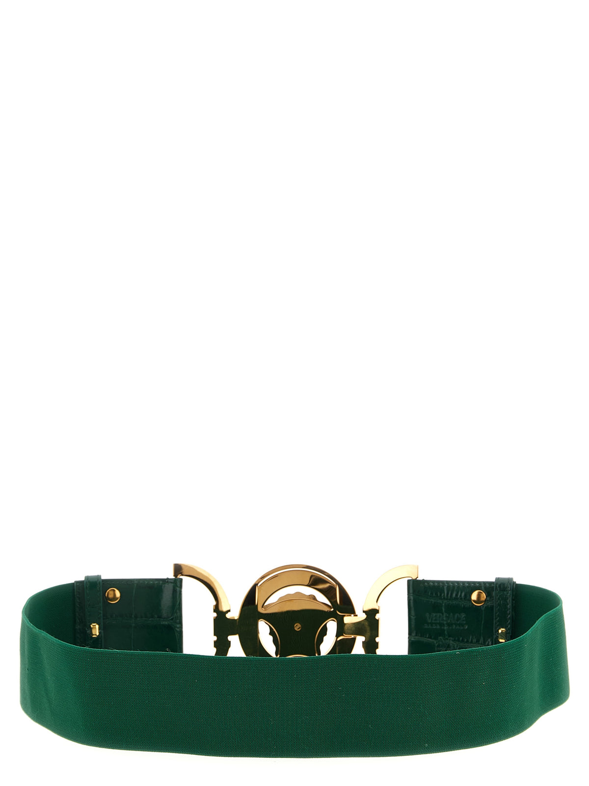 Ceinture Versace en cuir de veau bicolore