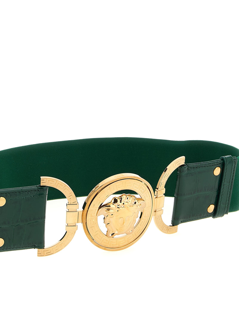 Ceinture Versace en cuir de veau bicolore