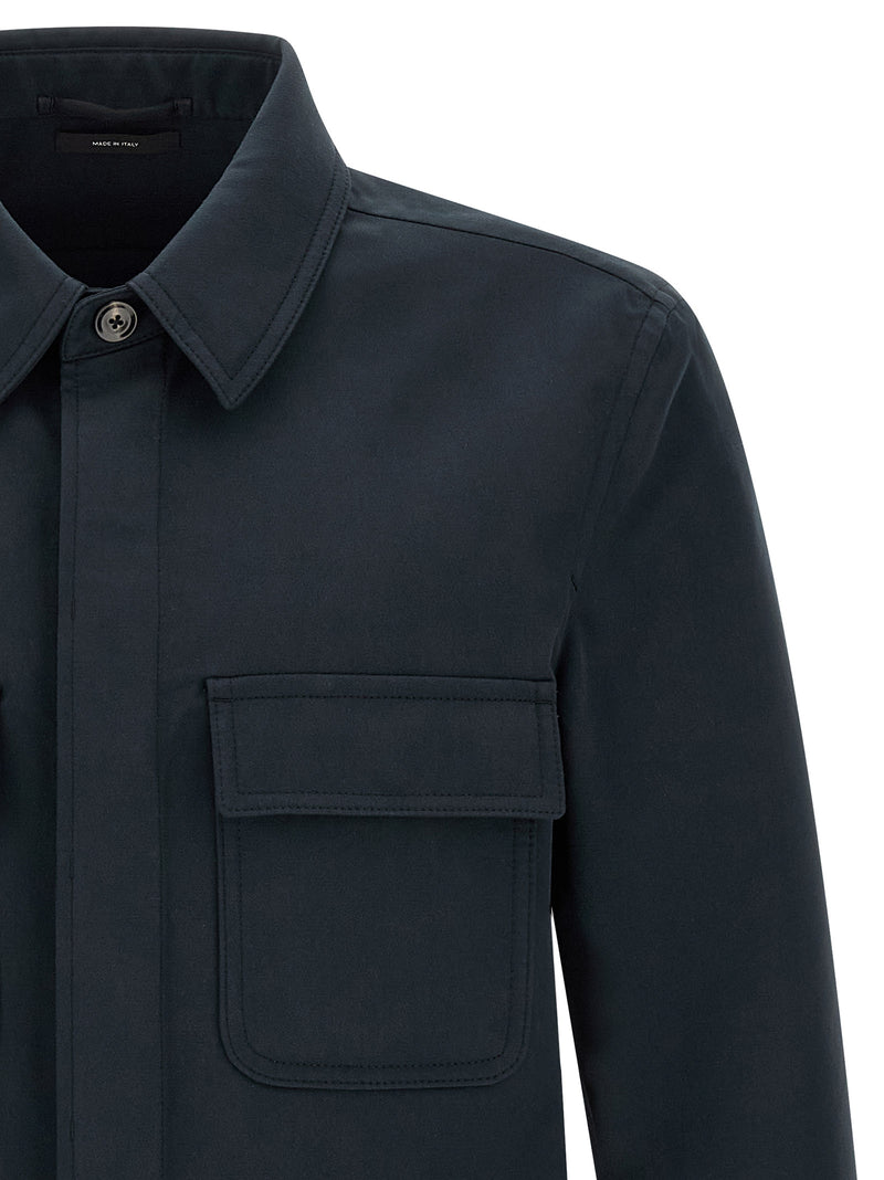 Chemisier en coton bleu Tom Ford