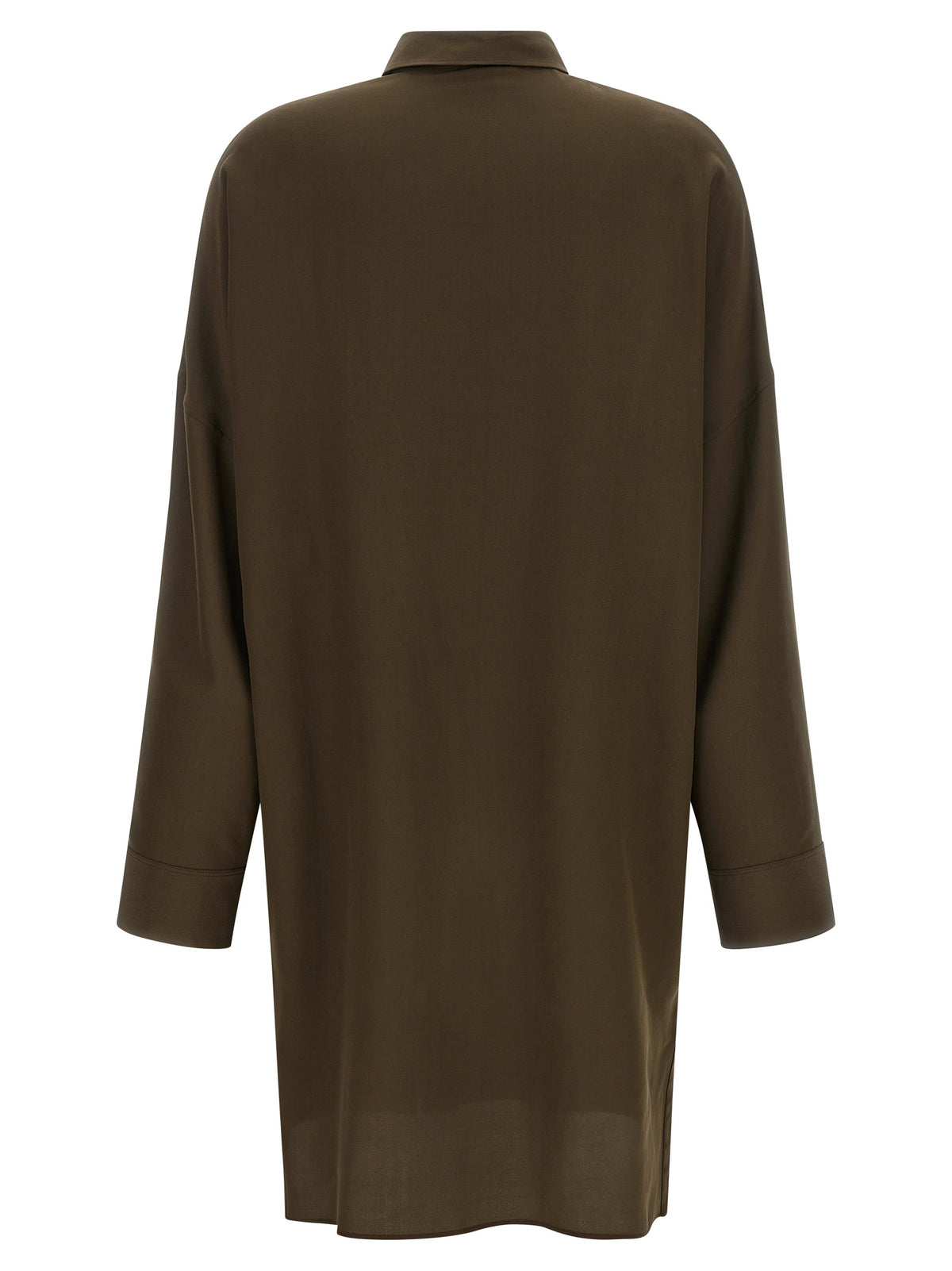 Tom Ford Bicolor Silk Midi Dress - Green