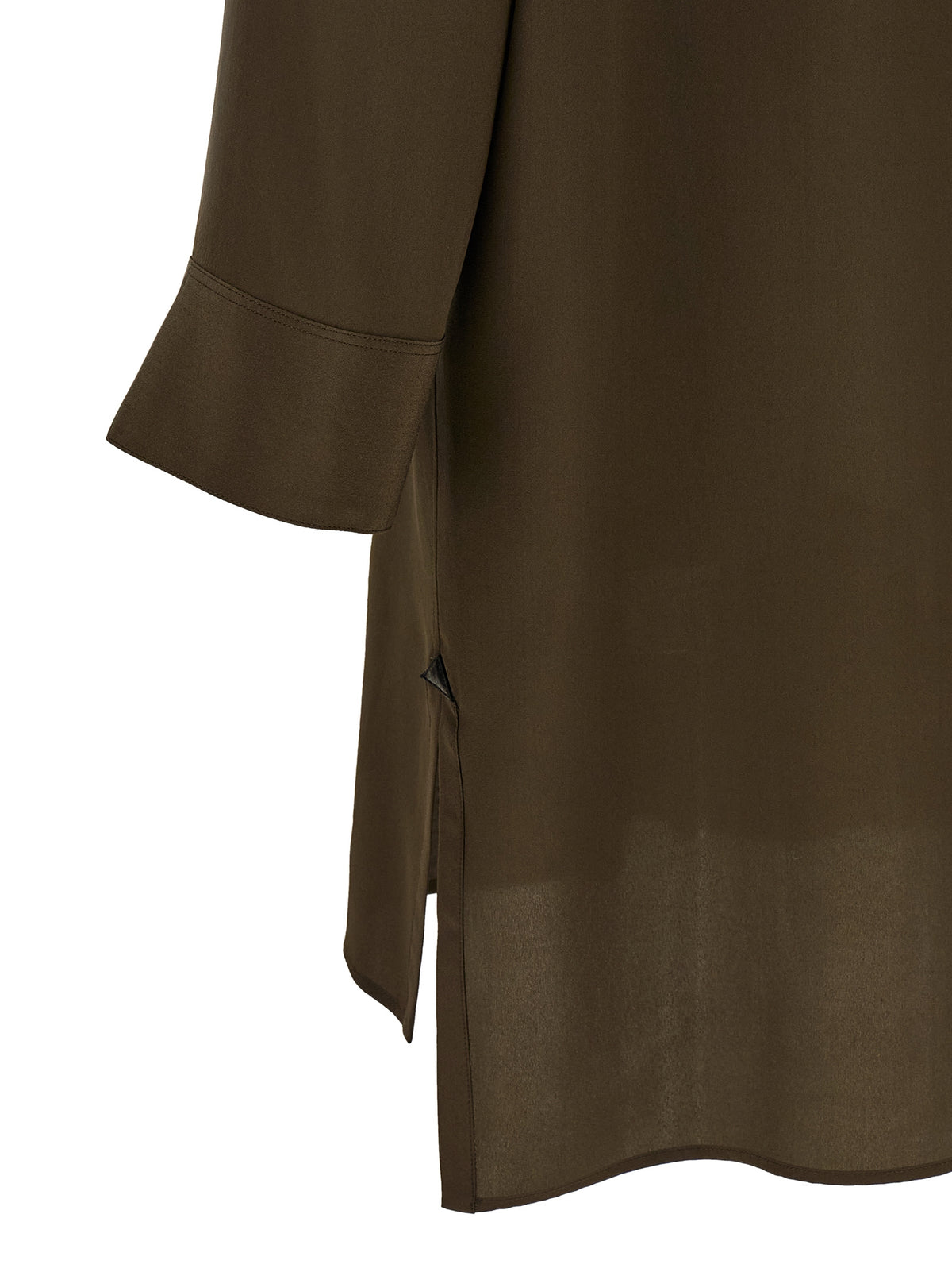 Tom Ford Bicolor Silk Midi Dress - Green