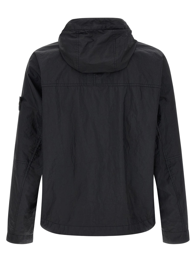 Stone Island Blue Polyamide Shell Jacket