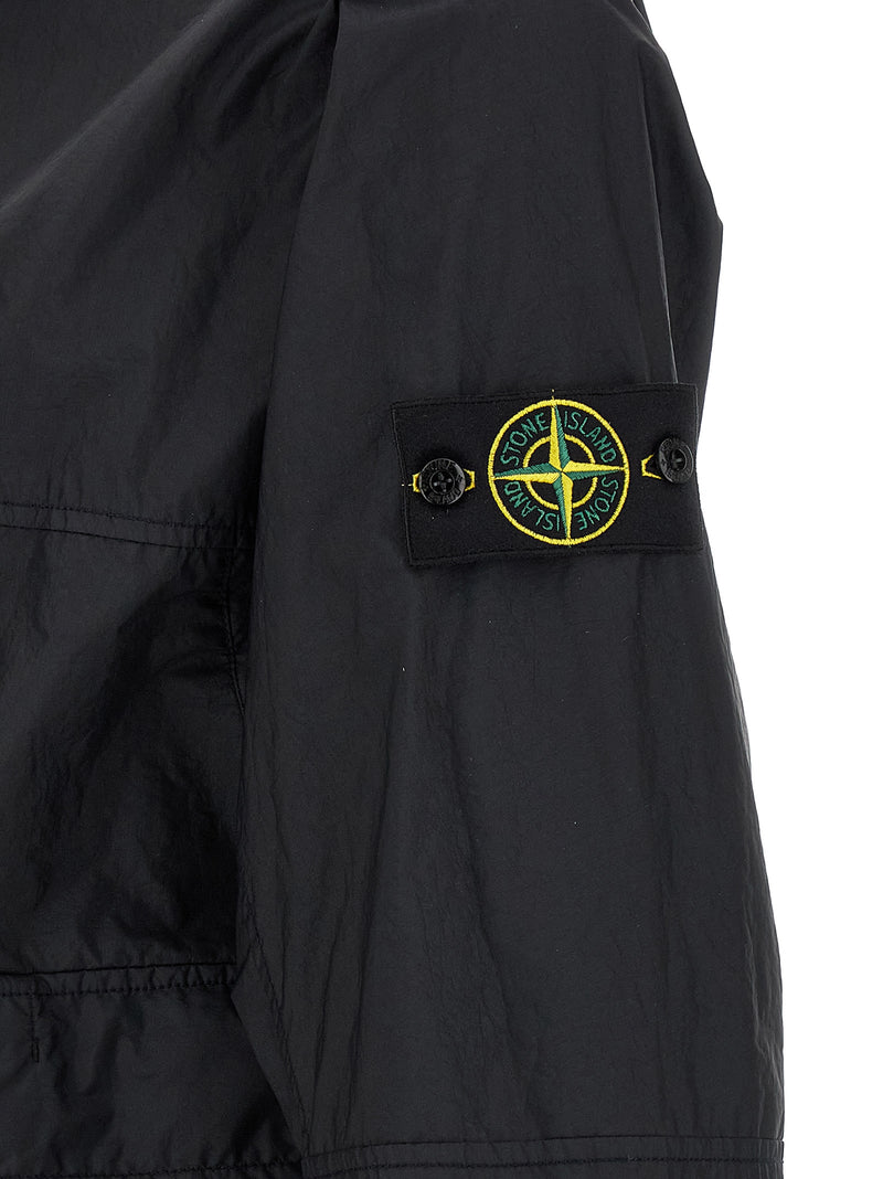 Stone Island Blue Polyamide Shell Jacket