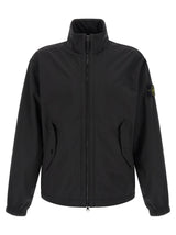 Stone Island Black Polyester Shell Jacket