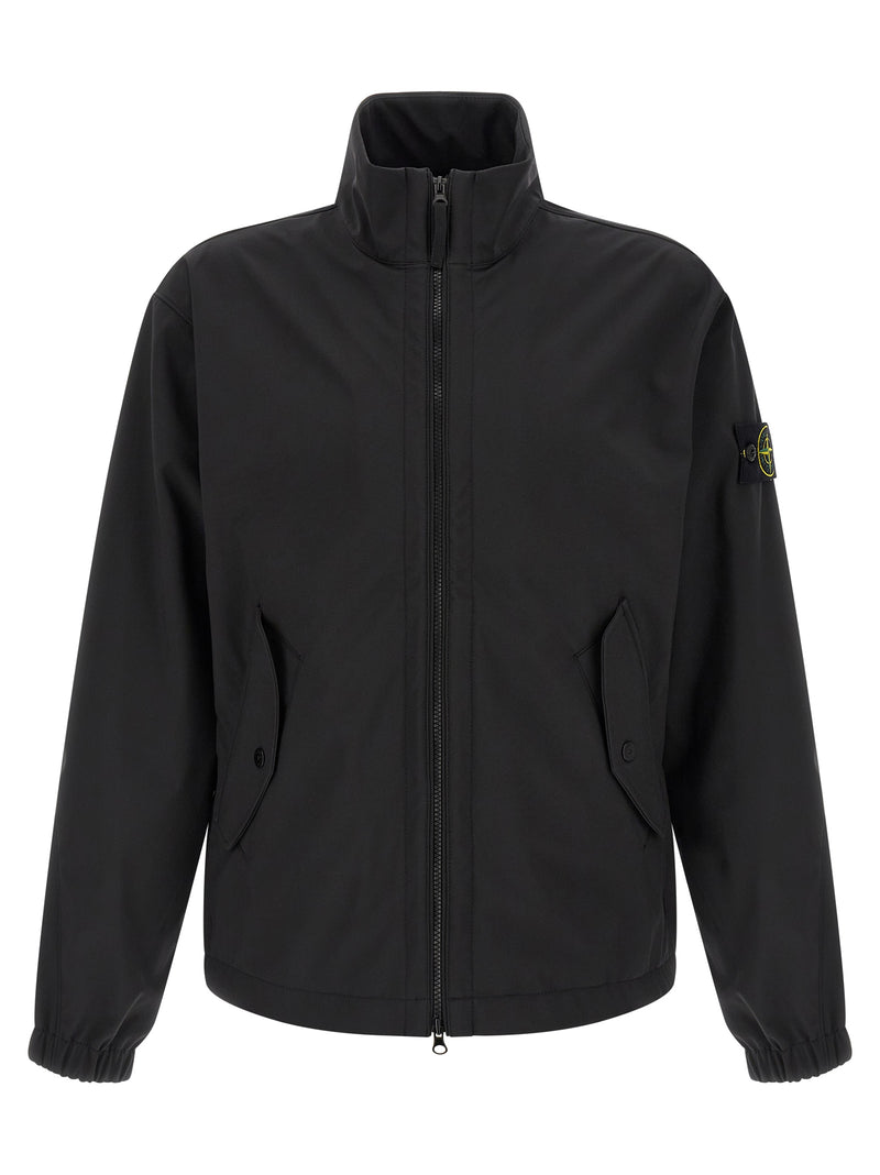 Veste Stone Island en polyester noir