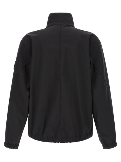 Stone Island Black Polyester Shell Jacket
