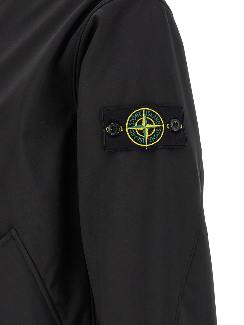 Veste Stone Island en polyester noir