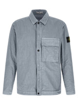 Blouse Stone Island en polyamide bleu