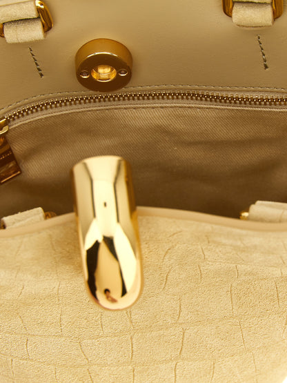 Jacquemus Beige Calfskin Handbag