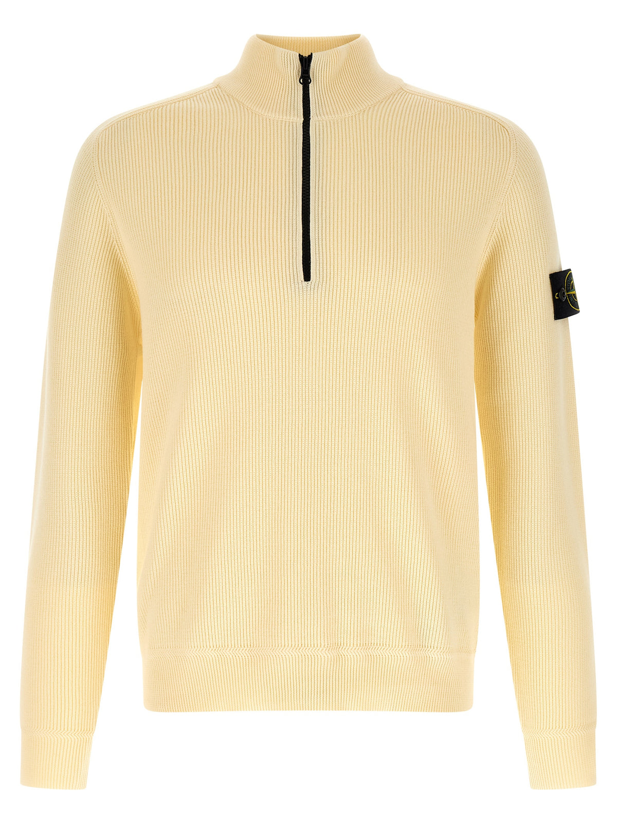 Cardigan Stone Island en coton beige