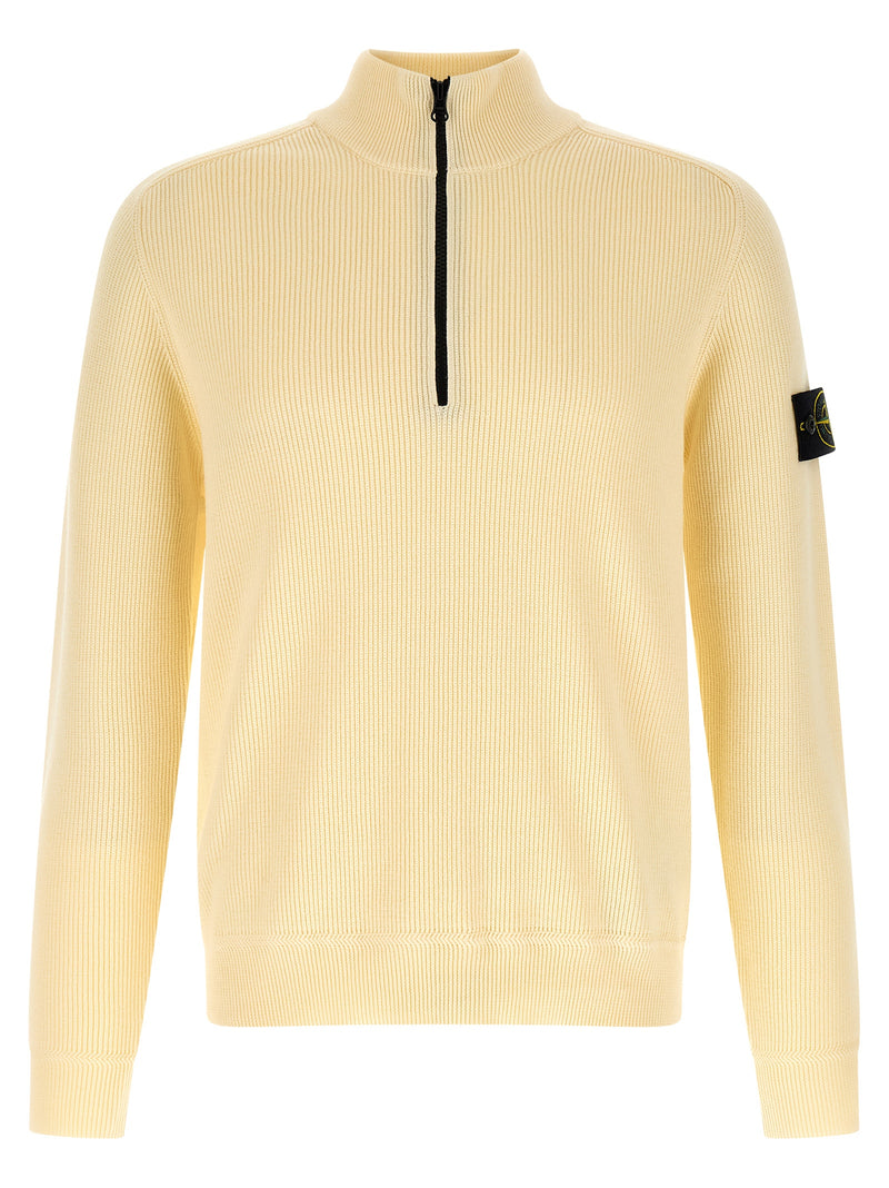 Cardigan Stone Island en coton beige