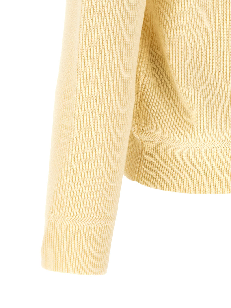 Cardigan Stone Island en coton beige