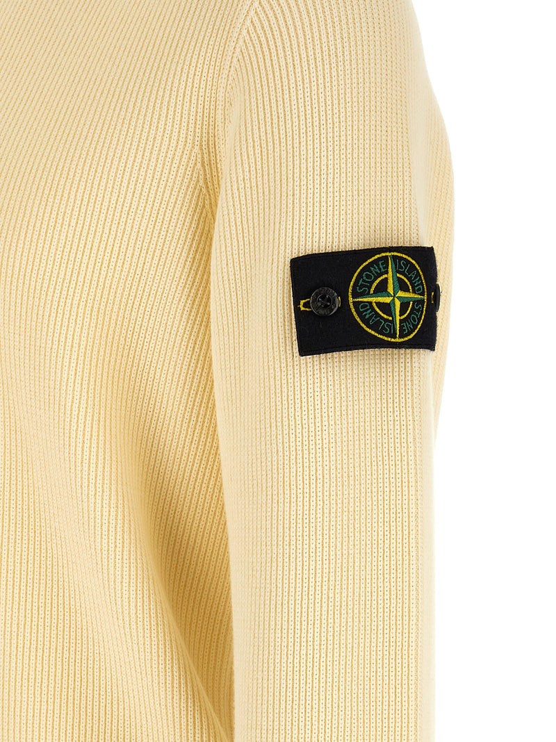 Cardigan Stone Island en coton beige