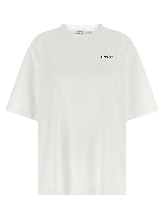 T-shirt en coton blanc cassé