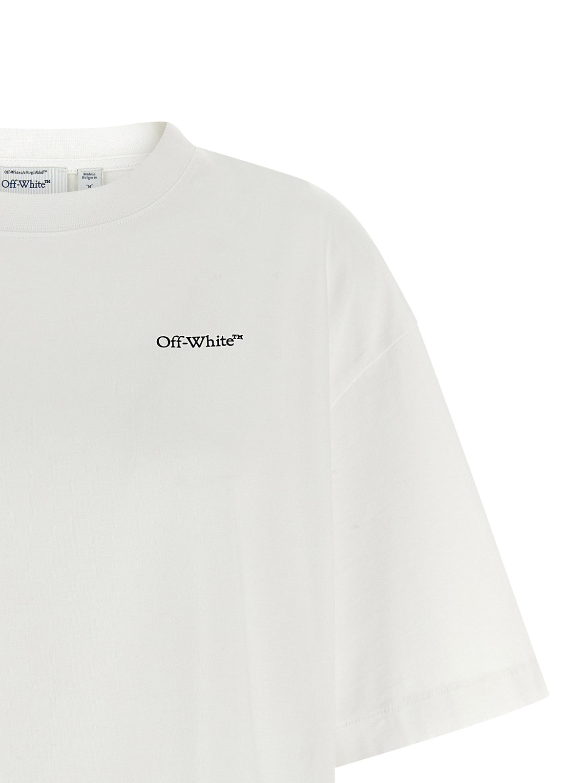 T-shirt en coton blanc cassé
