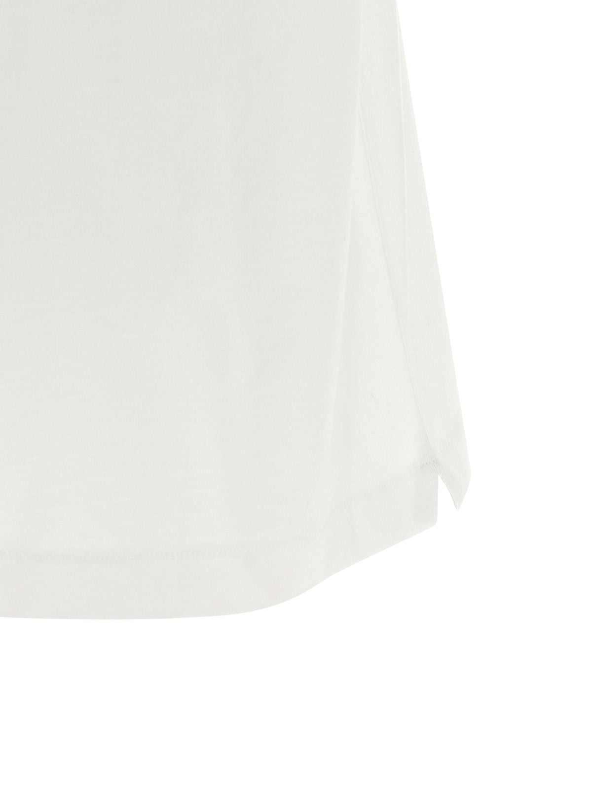 T-shirt en coton blanc cassé