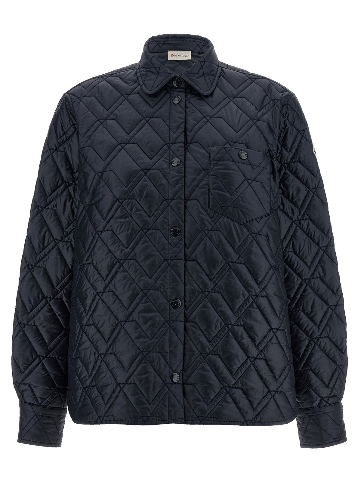 Veste Moncler en polyamide bleu