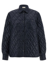 Veste Moncler en polyamide bleu