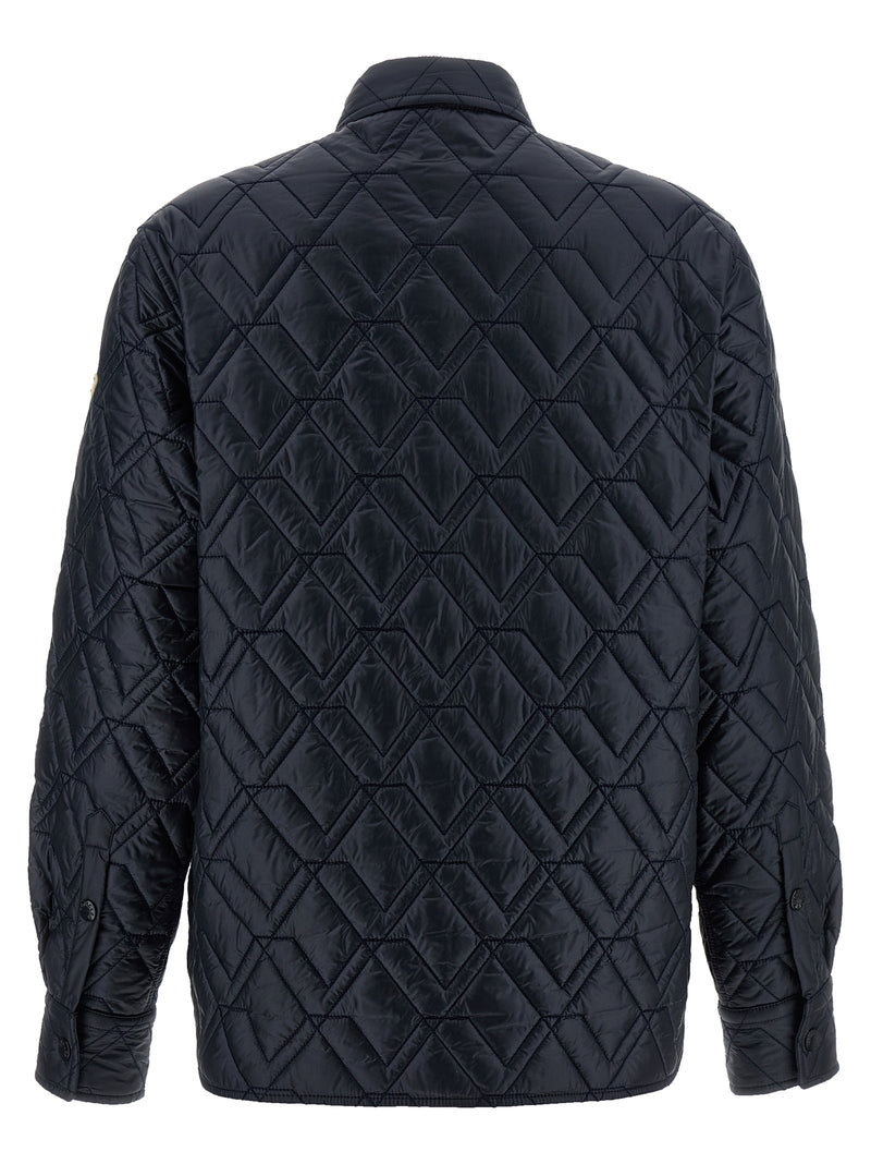 Veste Moncler en polyamide bleu