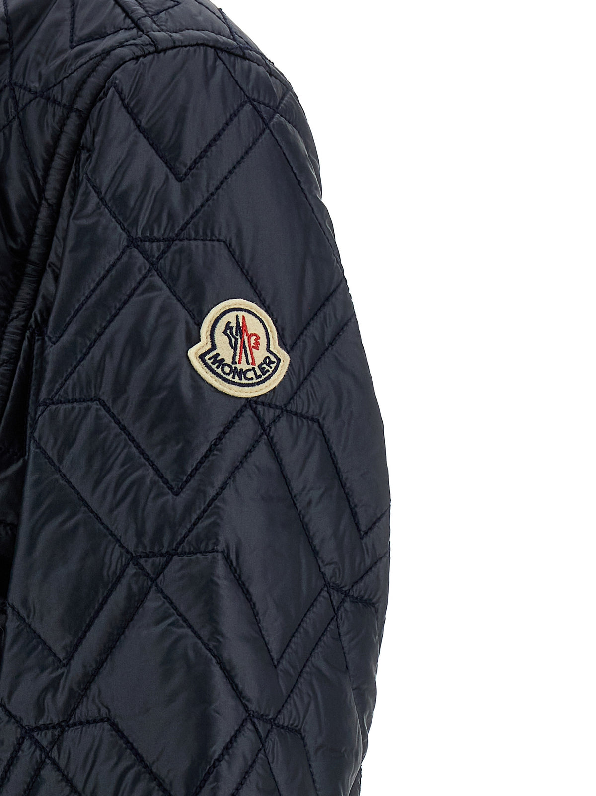 Veste Moncler en polyamide bleu