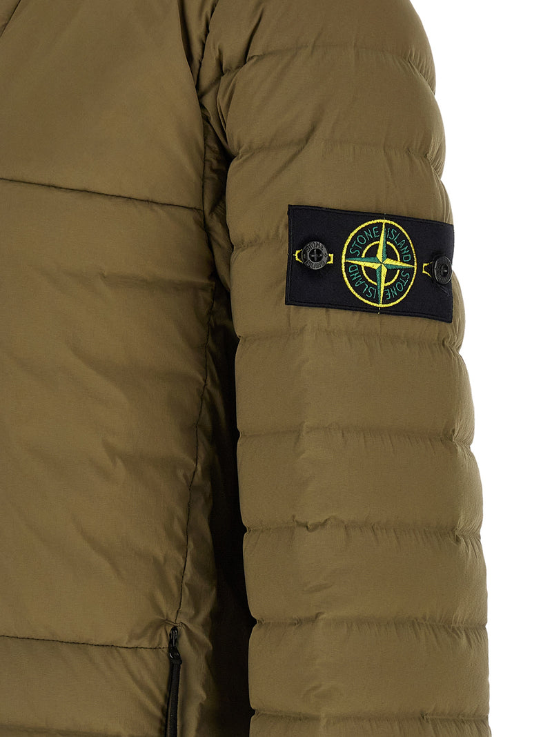 Veste Stone Island bicolore en polyamide intégrale