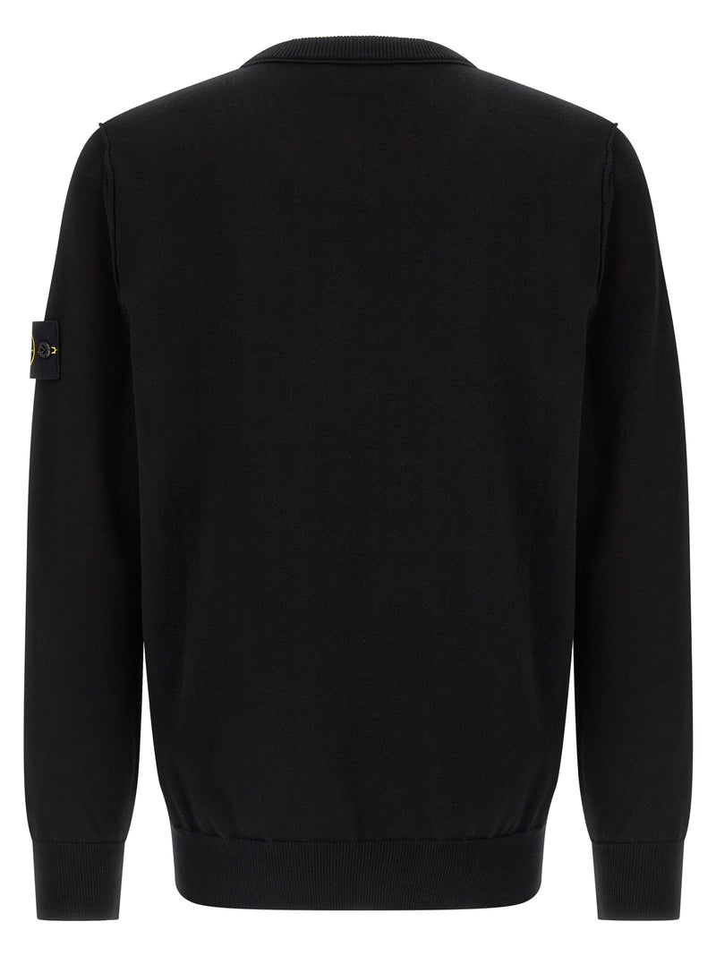 Stone Island Black Cotton Cardigan