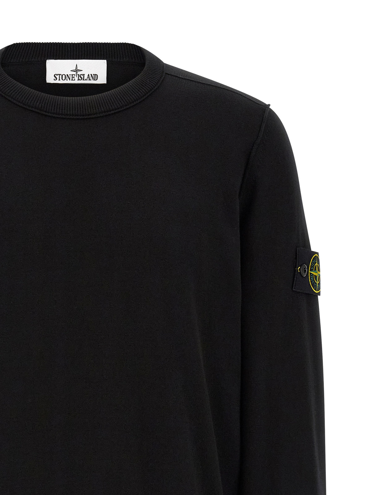 Stone Island Black Cotton Cardigan