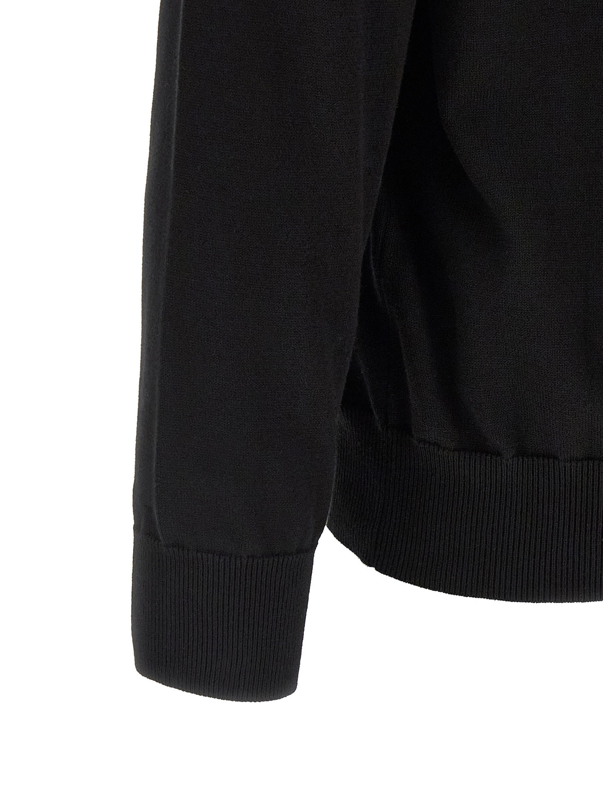 Stone Island Black Cotton Cardigan
