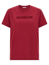 T-shirt Moncler en coton multicolore