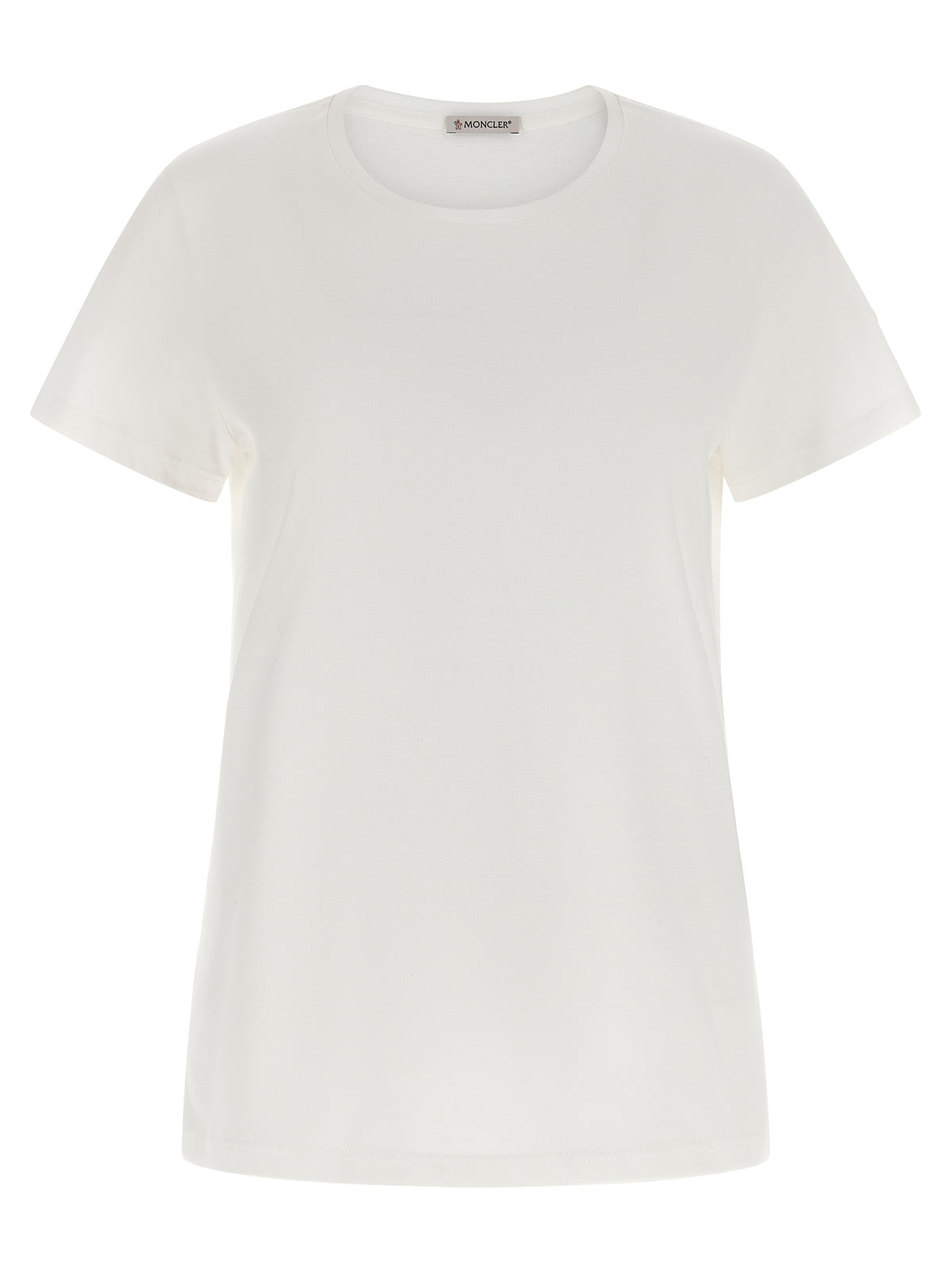 Moncler White Cotton T-Shirt