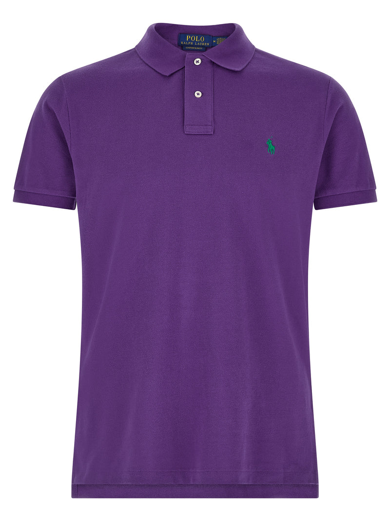 Polo Ralph Lauren Purple Cotton Polo Shirt