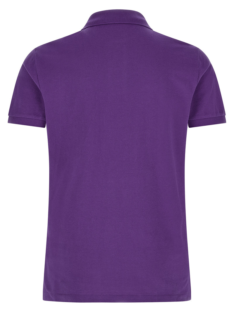 Polo Ralph Lauren Purple Cotton Polo Shirt