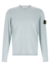 Cardigan Stone Island en coton bleu