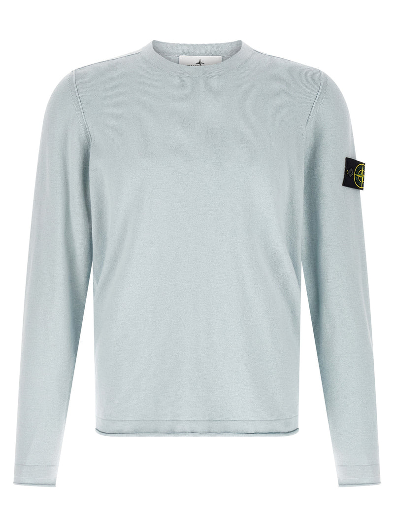 Cardigan Stone Island en coton bleu