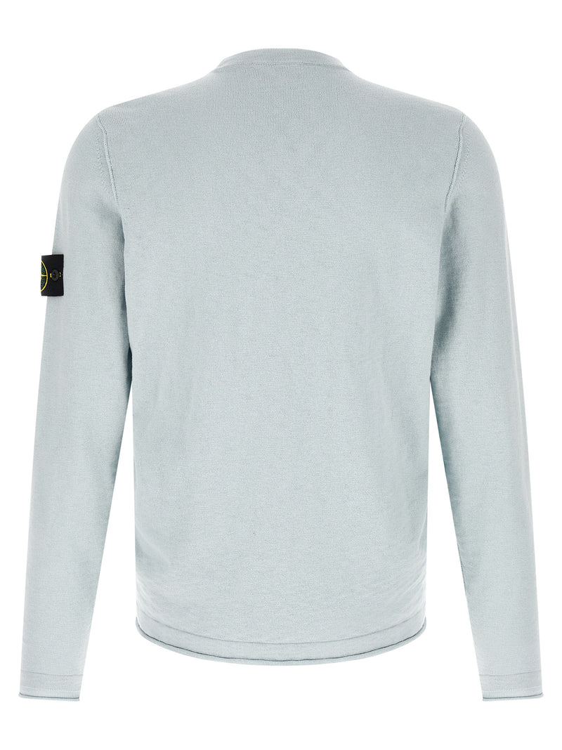 Cardigan Stone Island en coton bleu