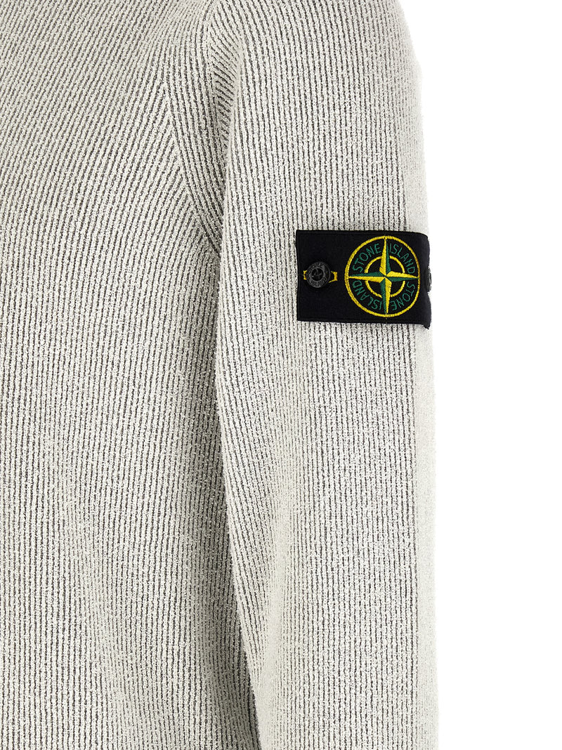 Stone Island Gray Cotton Cardigan - Stylish Comfort for Men