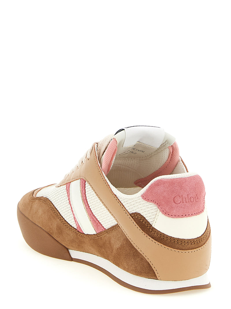 Baskets athlétiques Chloé multicolores en polyester