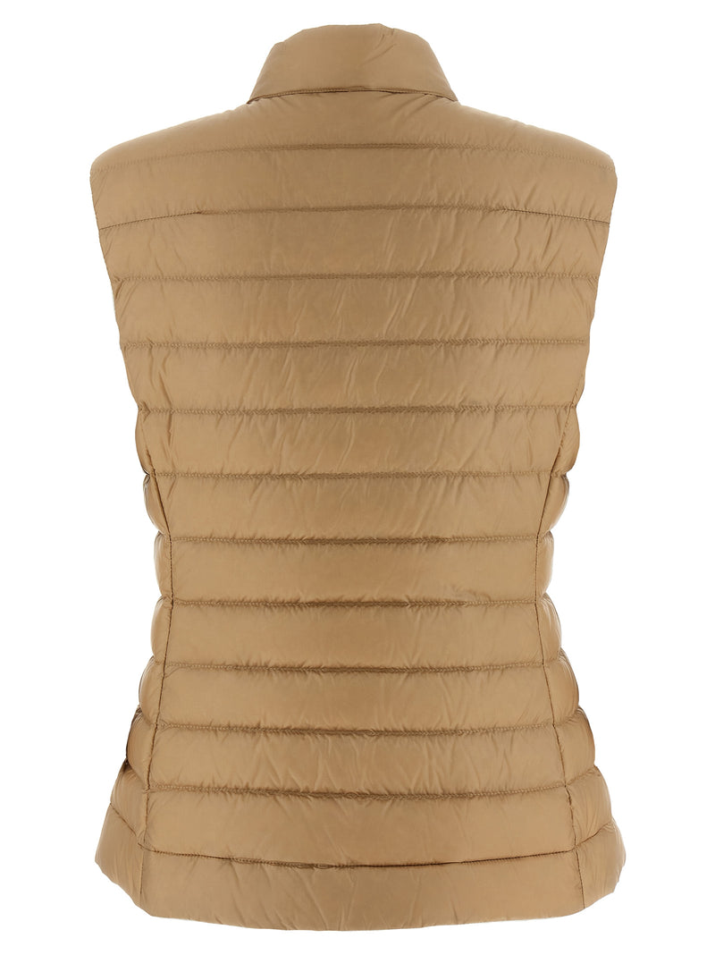Moncler Beige Polyamide Sleeveless Jacket