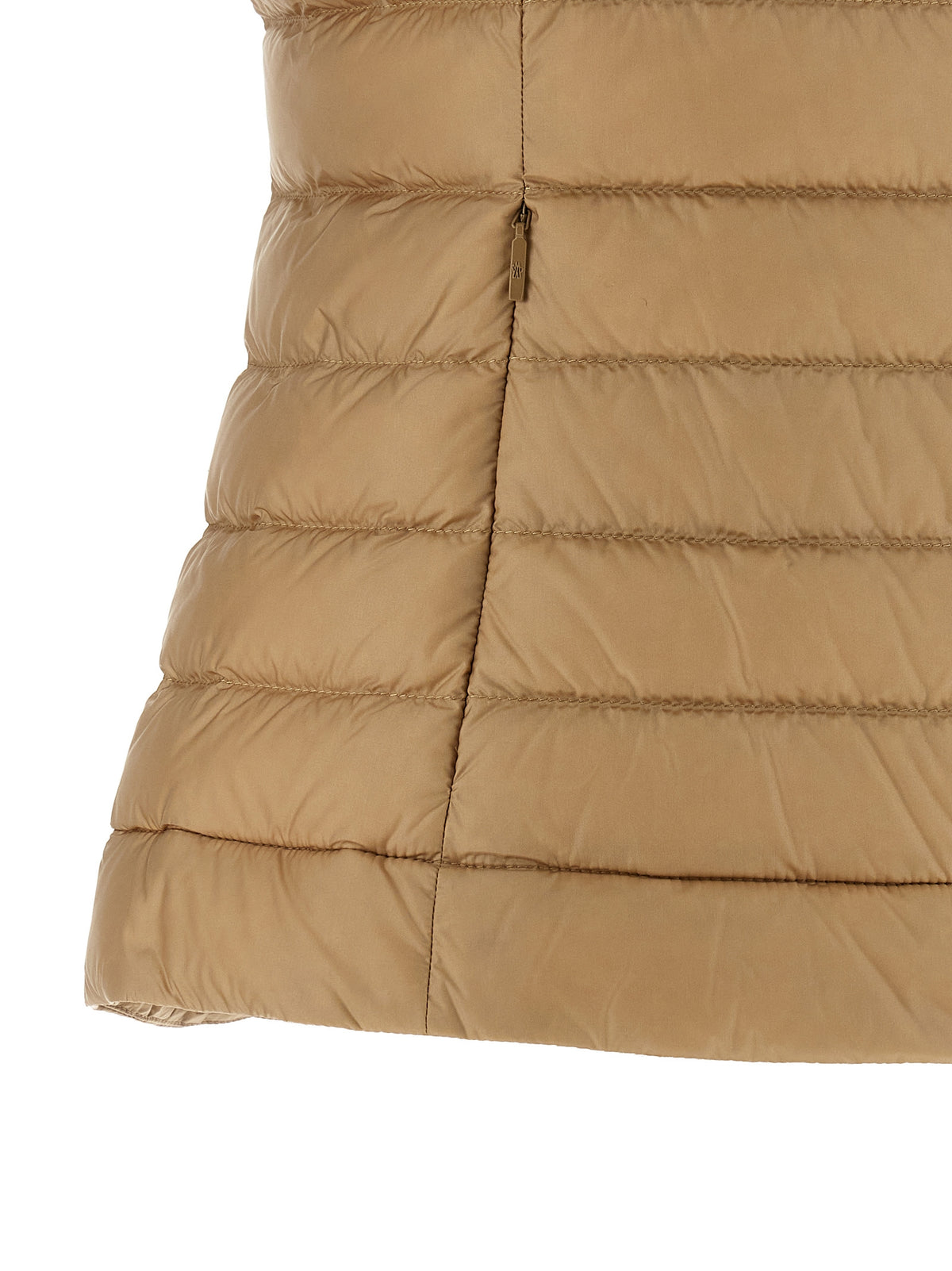 Moncler Doudoune sans manches en polyamide beige