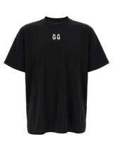 44 Label Group Black Cotton Centipede T-Shirt