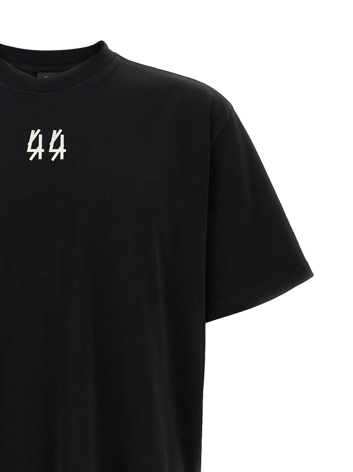 44 Label Group Black Cotton Centipede T-Shirt