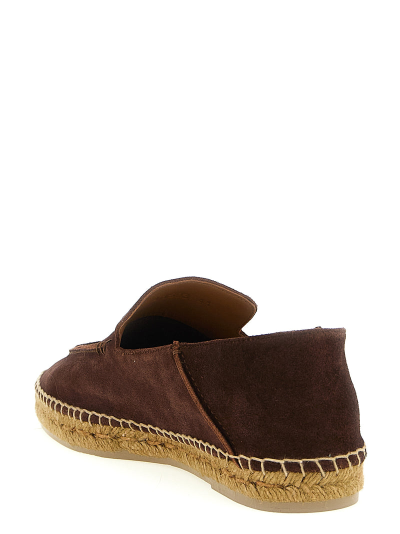 Tom Ford Brown Calfskin Espadrilles - Finn Model