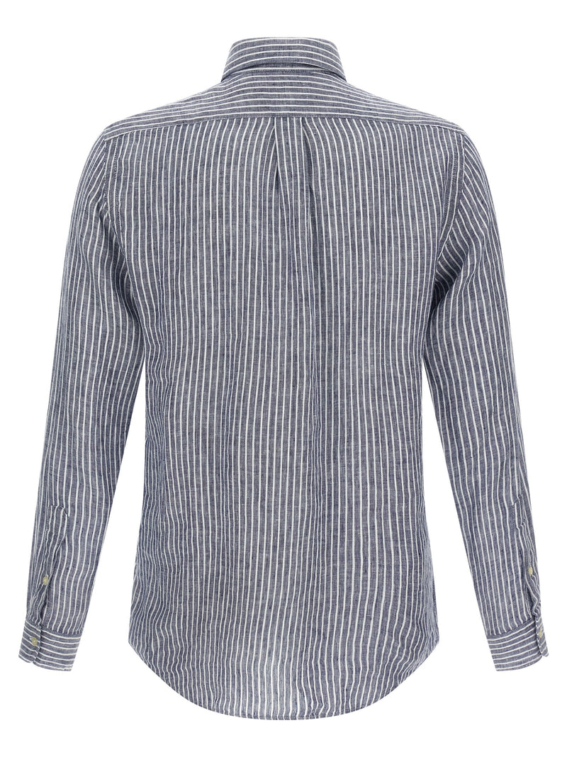Polo Ralph Lauren Blue Linen Blouse - Stylish & Comfortable