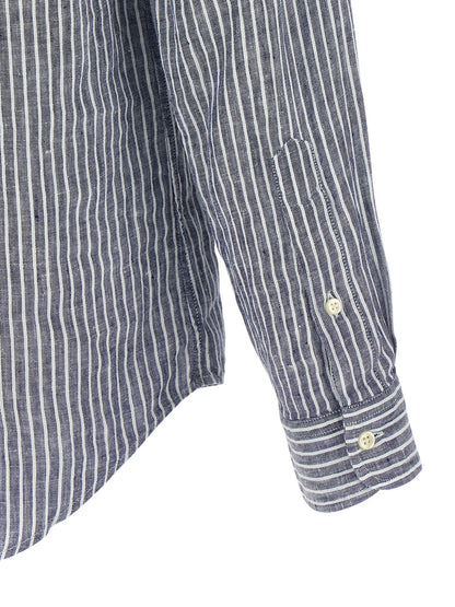 Polo Ralph Lauren Blue Linen Blouse
