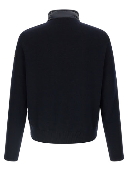 Moncler Blue Polyamide Cardigan