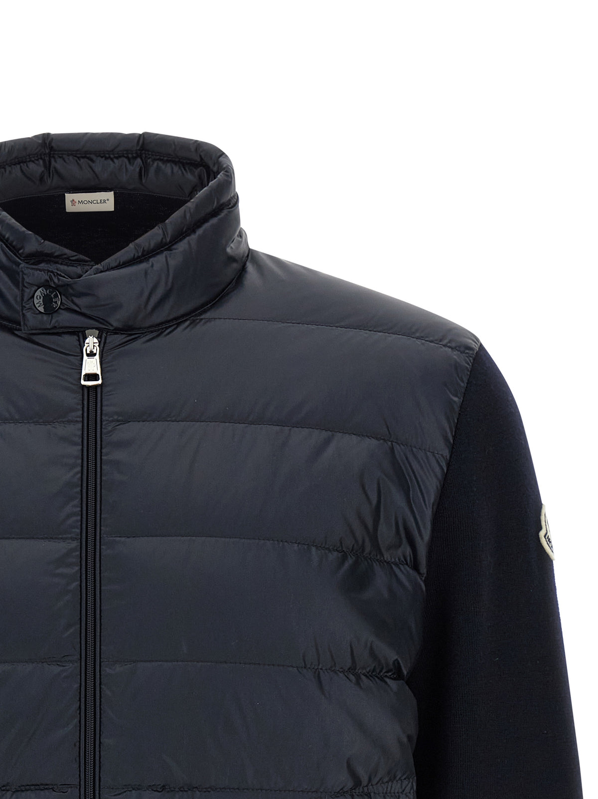 Moncler Blue Polyamide Cardigan for Men