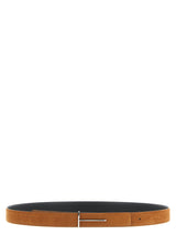 Ceinture Tom Ford en cuir multicolore
